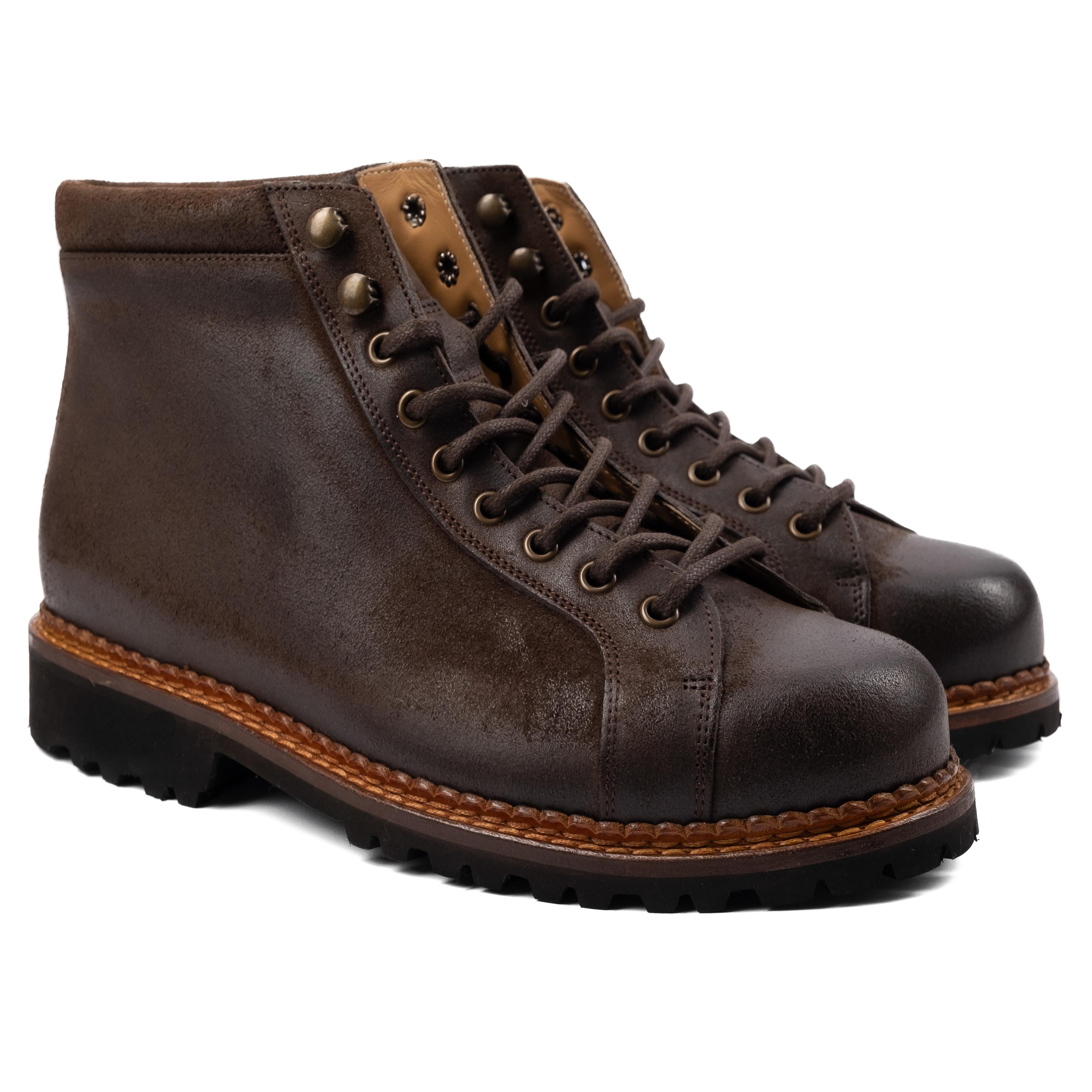 LECCO  Stivaletto Pedula Beige Testa di moro LECCO -TDM ROSSO FIORENTINO 