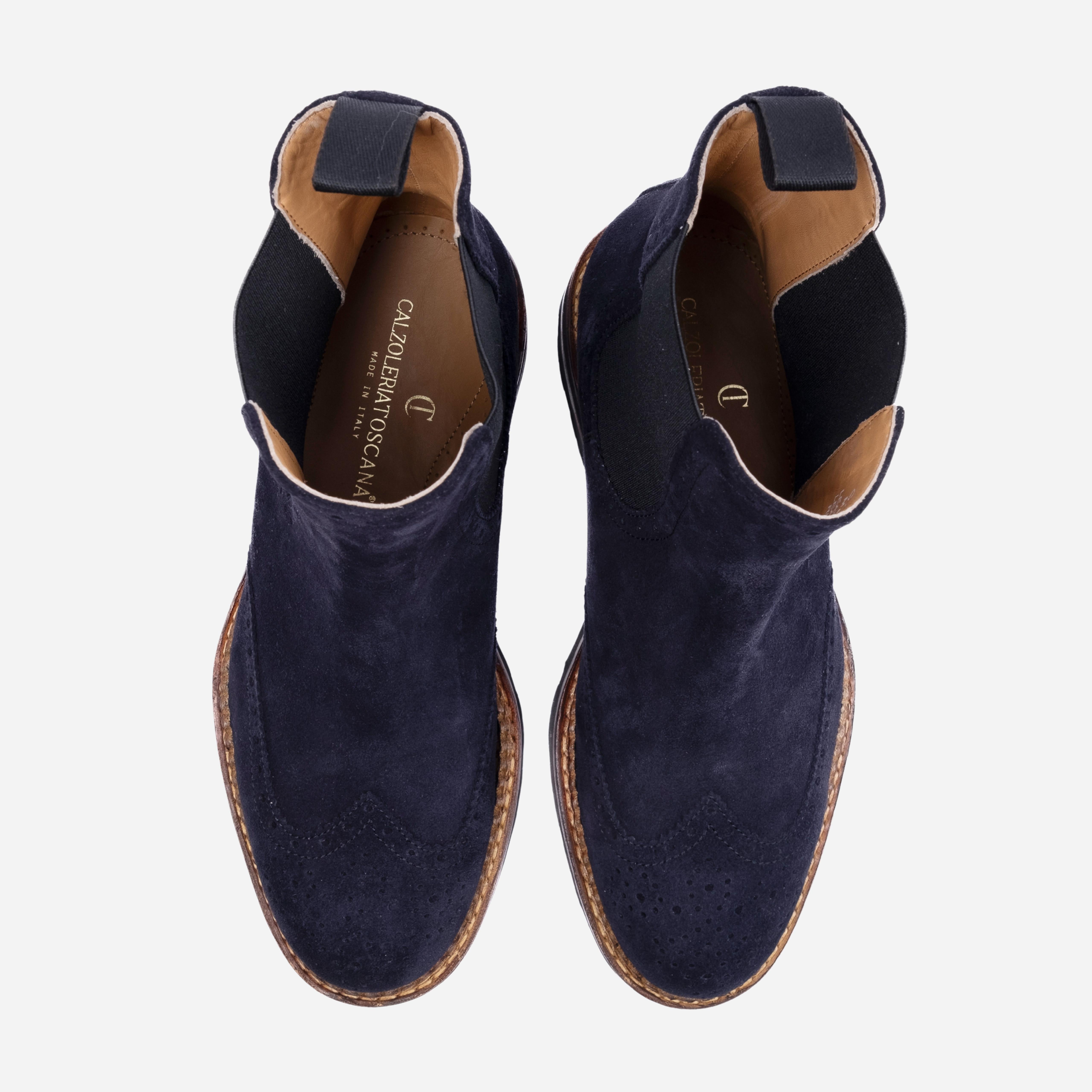 Carife  Stivaletto chelsea boot blu CARIFE -BLU CALZOLERIA TOSCANA 39 