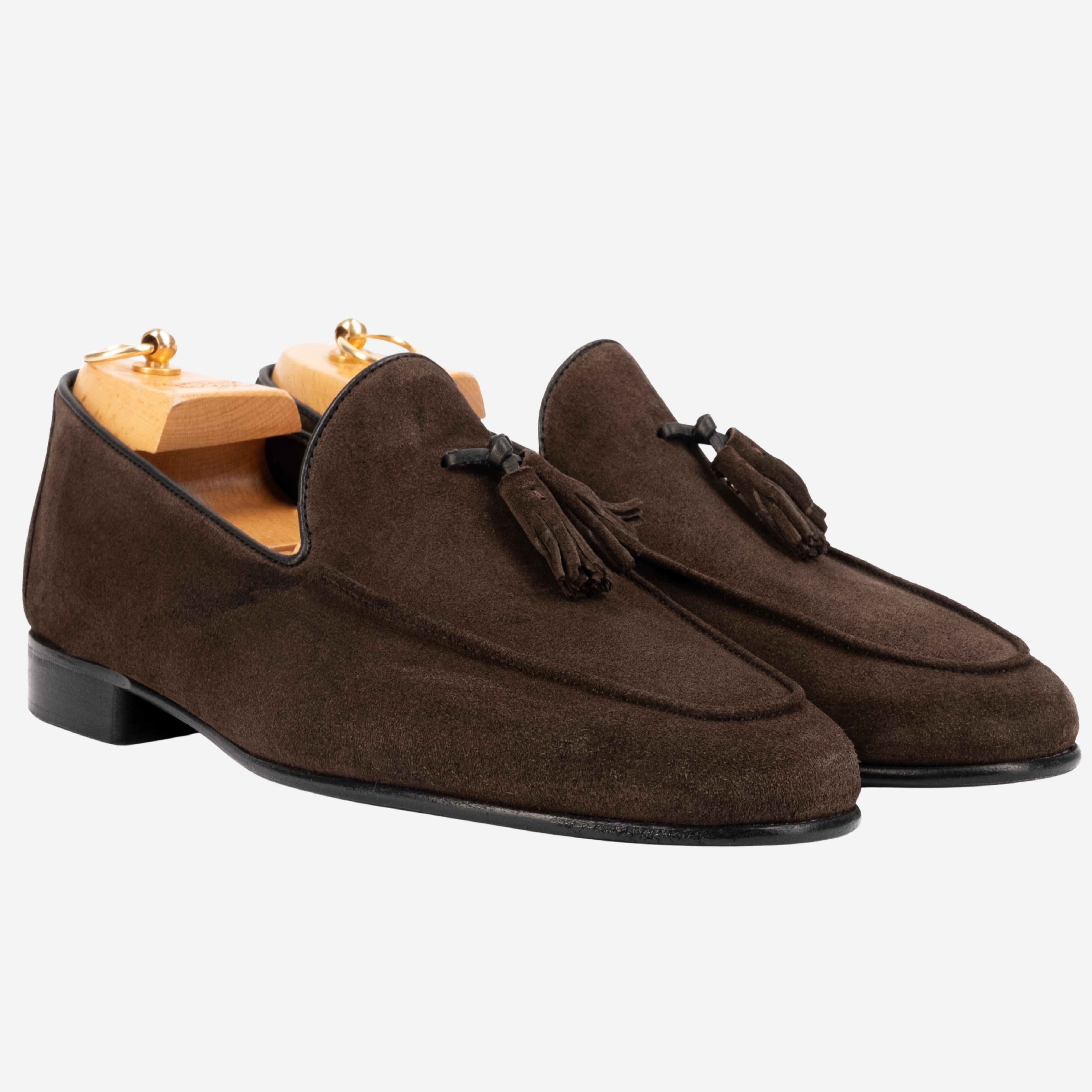 ZOLA  Mocassino Loafer con Nappine Antracite<BR/> ZOLA -RVSANT CALZOLERIA TOSCANA 39 